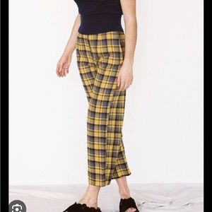 Lonely label lingerie gold plaid Holly pant 4
